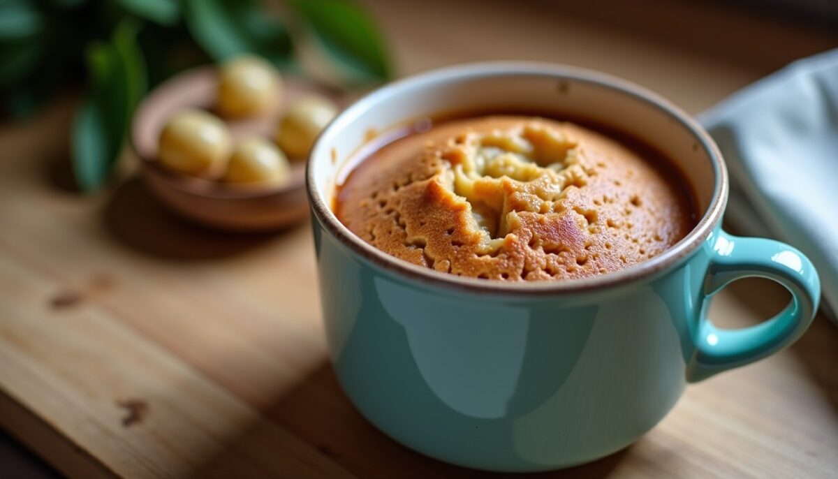 Recette express : Mug cake nature prêt en 5 minutes, simple et délicieux