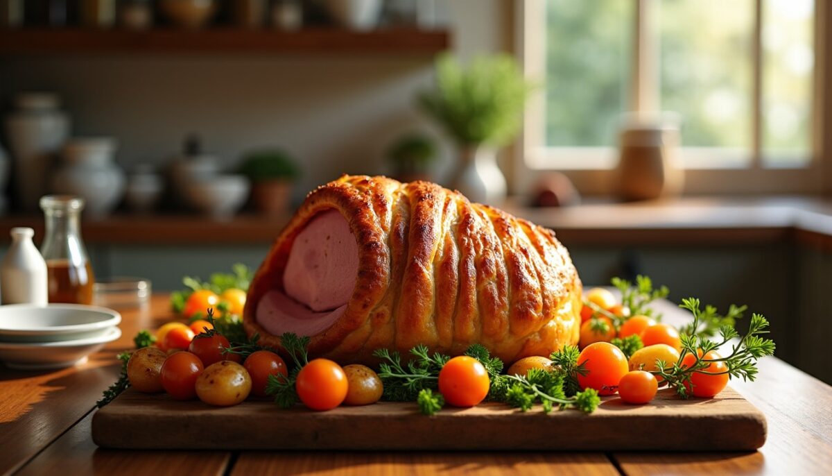 Accompagnements de légumes simples et savoureux pour jambon en croûte