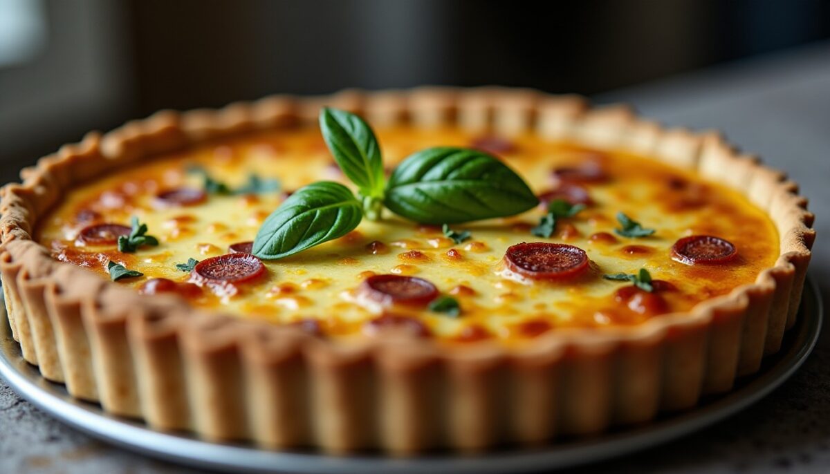 Quiche légère et express sans crème fraîche : une recette simple et savoureuse