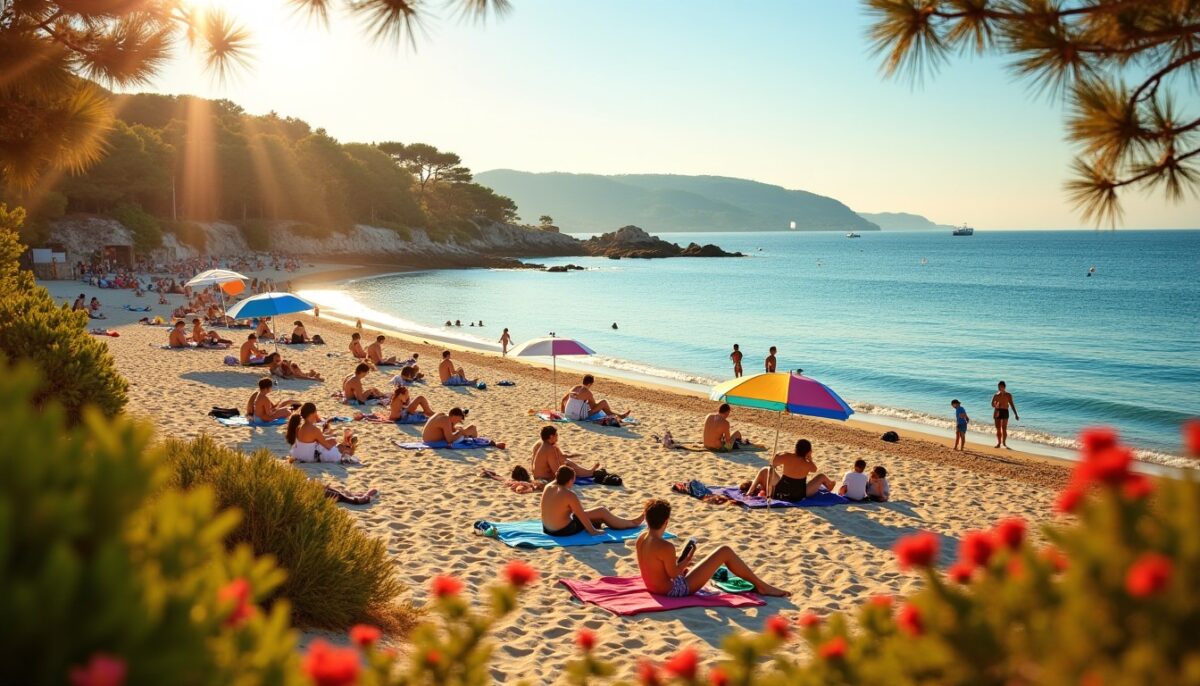 Découvrir la plage de la Baie des Nations à Saint-Cyr-sur-Mer : guide pratique et loisirs incontournables