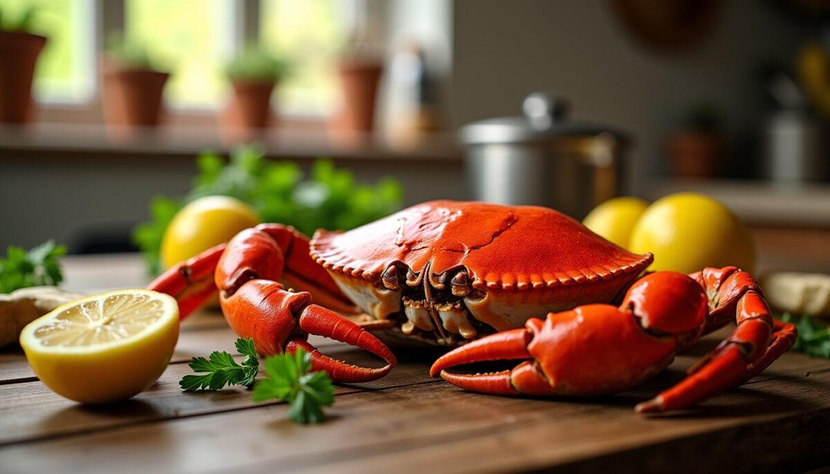 Cuisson parfaite du tourteau de 1 kg : guide rapide et précis
