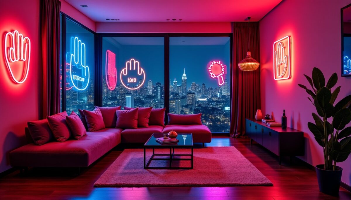 Néons sur mesure : illuminez et réinventez votre espace intérieur avec style