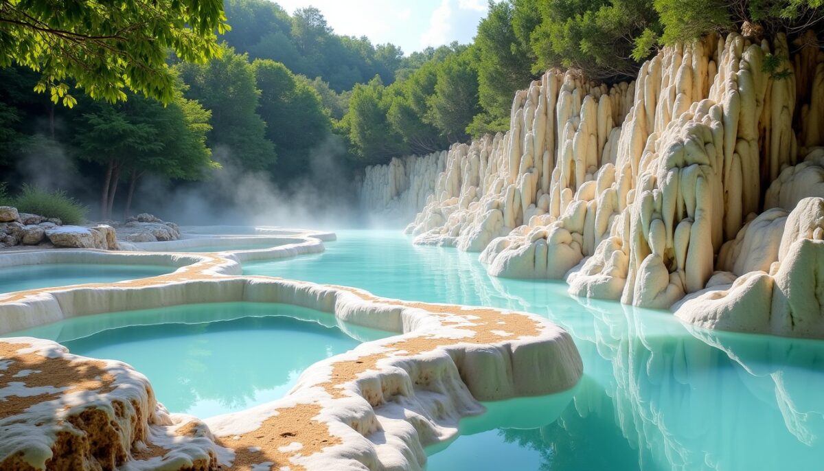 Bagni di San Filippo : exploration complète des sources thermales et des formations de travertin