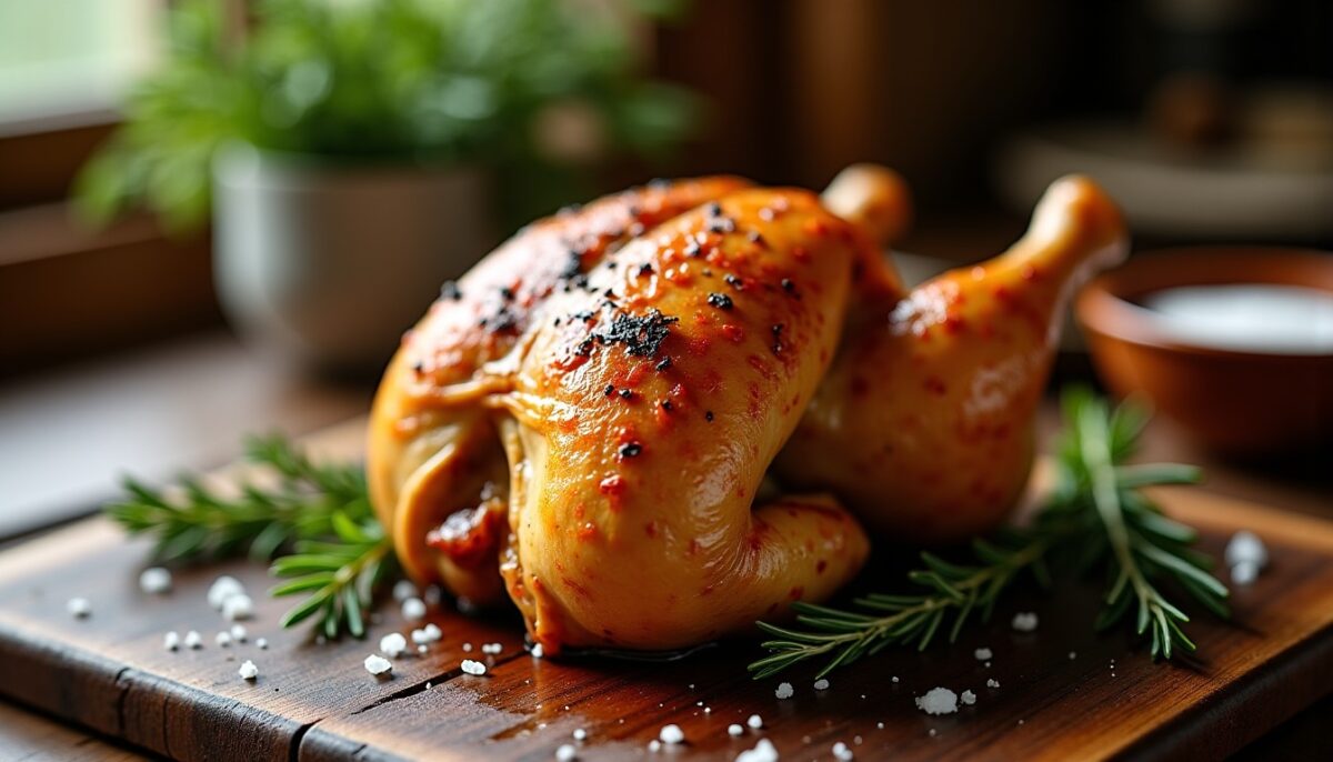 Cuisse de poulet rôtie : une recette croustillante et savoureuse à souhait
