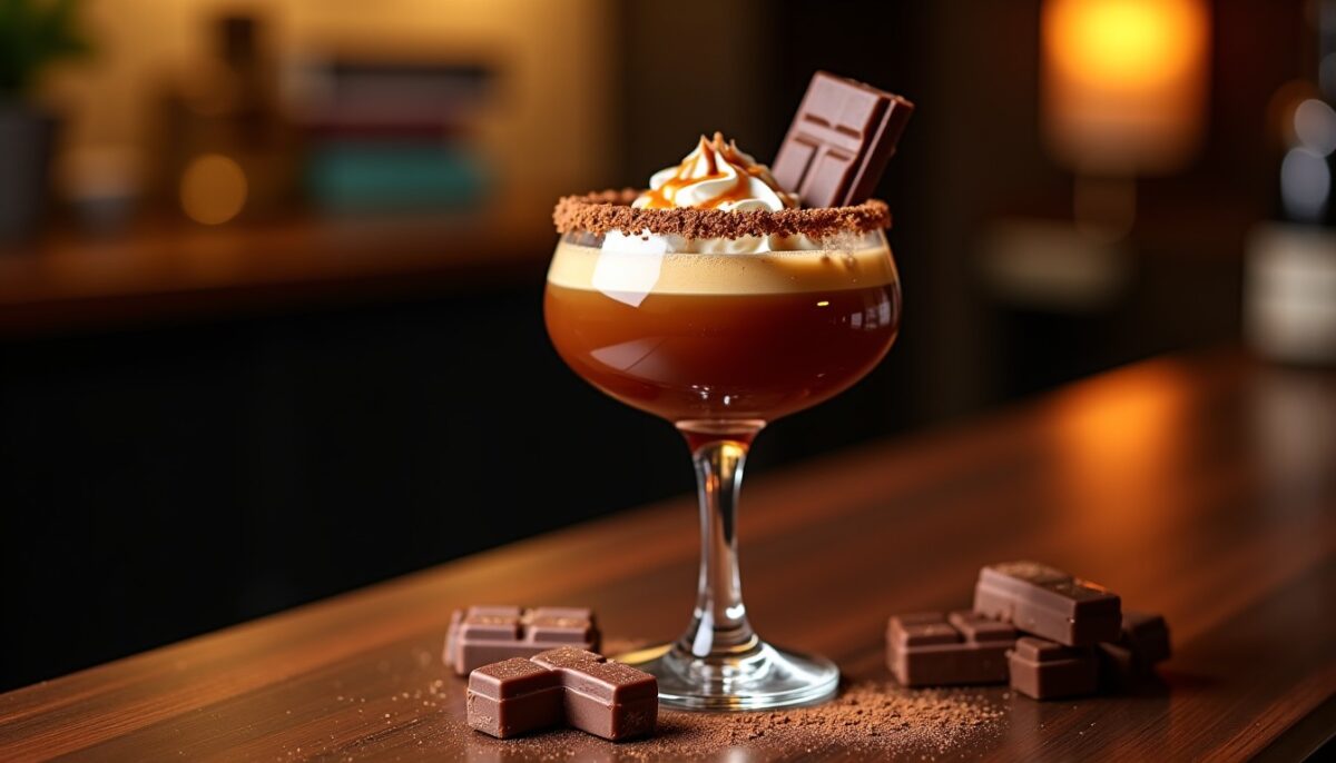 Cocktail gourmand façon bonbon Twix : une recette simple à savourer absolument